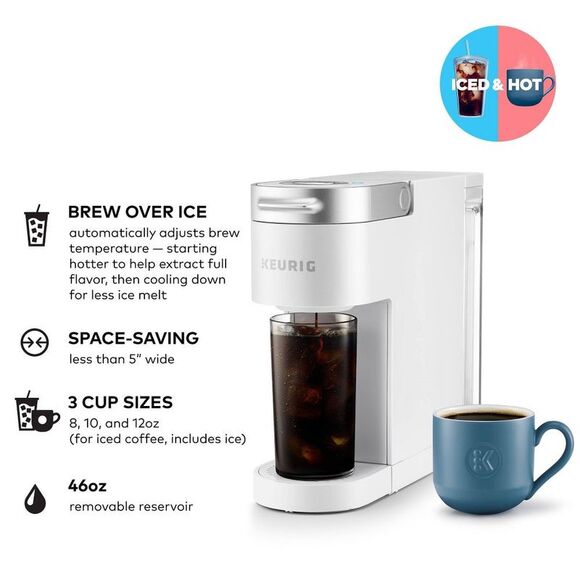 Open Box - Keurig -  K-Iced Plus - White White - Picture 3 of 9